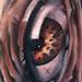 Tattoos - Realistic Eye and Rose Tattoo - 68084